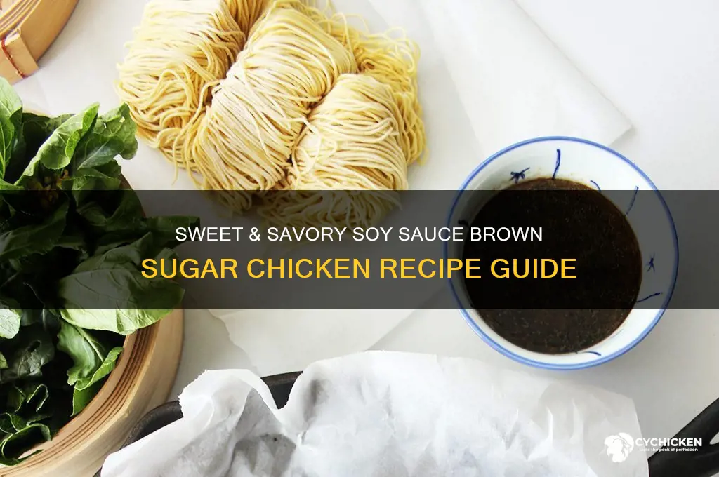 how to make chicken with soy sauce and brown sugar