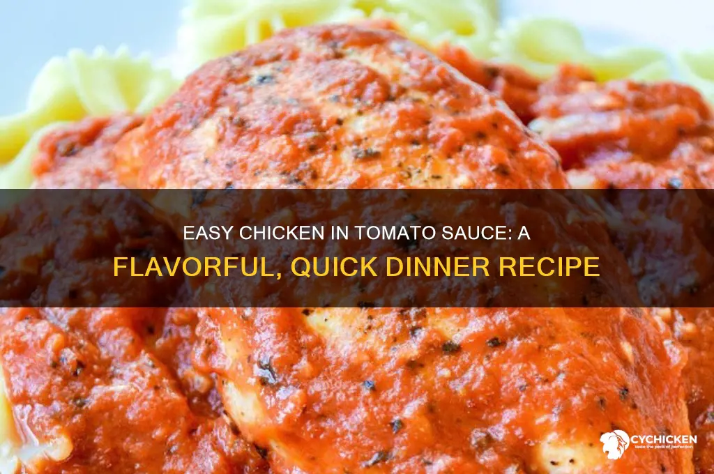 how to make chicken with tomato sauce