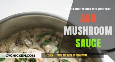 Creamy Chicken with White Wine and Mushroom Sauce Recipe
