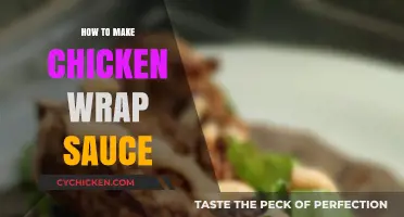 Easy Chicken Wrap Sauce Recipe: Quick, Creamy, and Flavorful