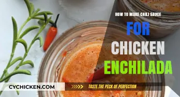 Spicy Homemade Chili Sauce Recipe for Perfect Chicken Enchiladas