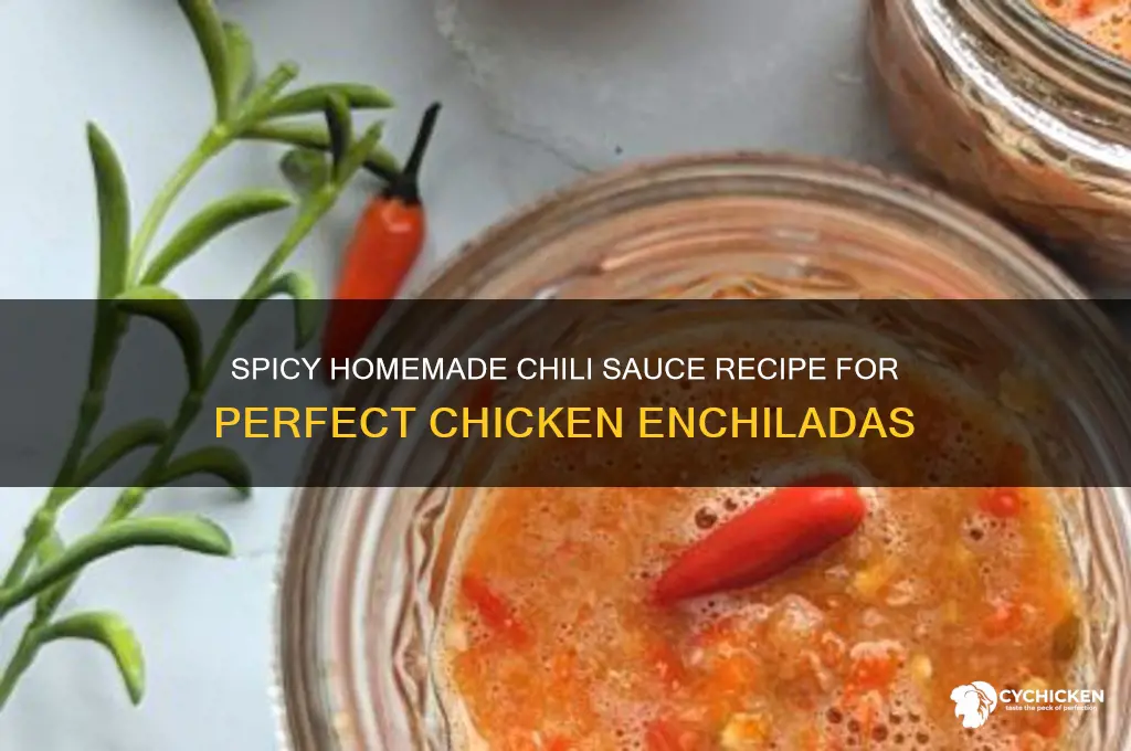 how to make chili sauce for chicken enchilada