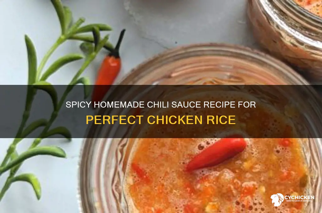 how to make chili sauce for chicken rice