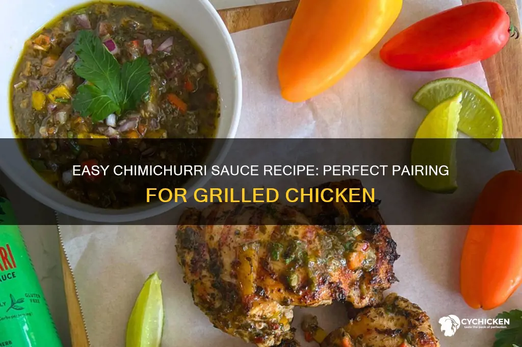 how to make chimichurri sauce for chicken