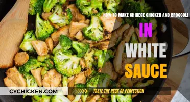Easy Chinese Chicken and Broccoli in Creamy White Sauce Recipe