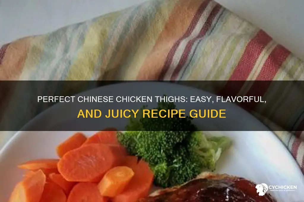 how to make chinese chicken thighs