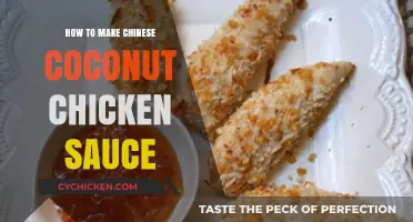 Easy Homemade Chinese Coconut Chicken Sauce Recipe: Step-by-Step Guide