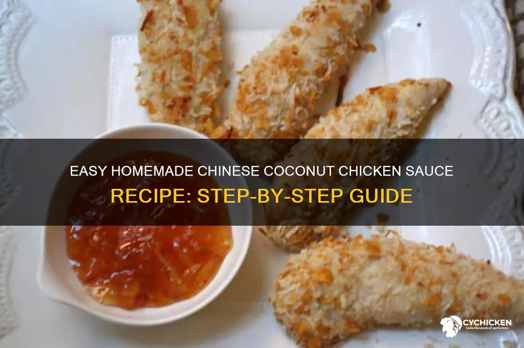 how to make chinese coconut chicken sauce