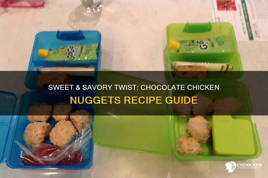 how to make chocolate chicken nuggets