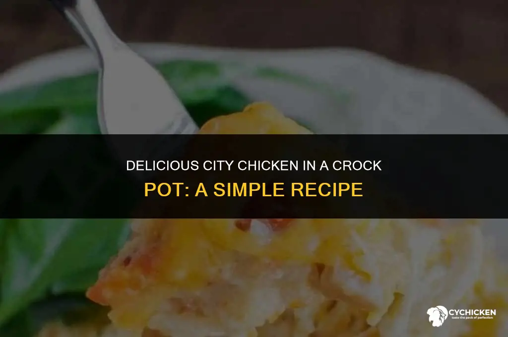 how to make city chicken in crock pot
