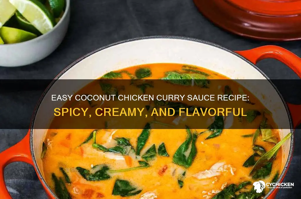 how to make coconut chicken curry sauce