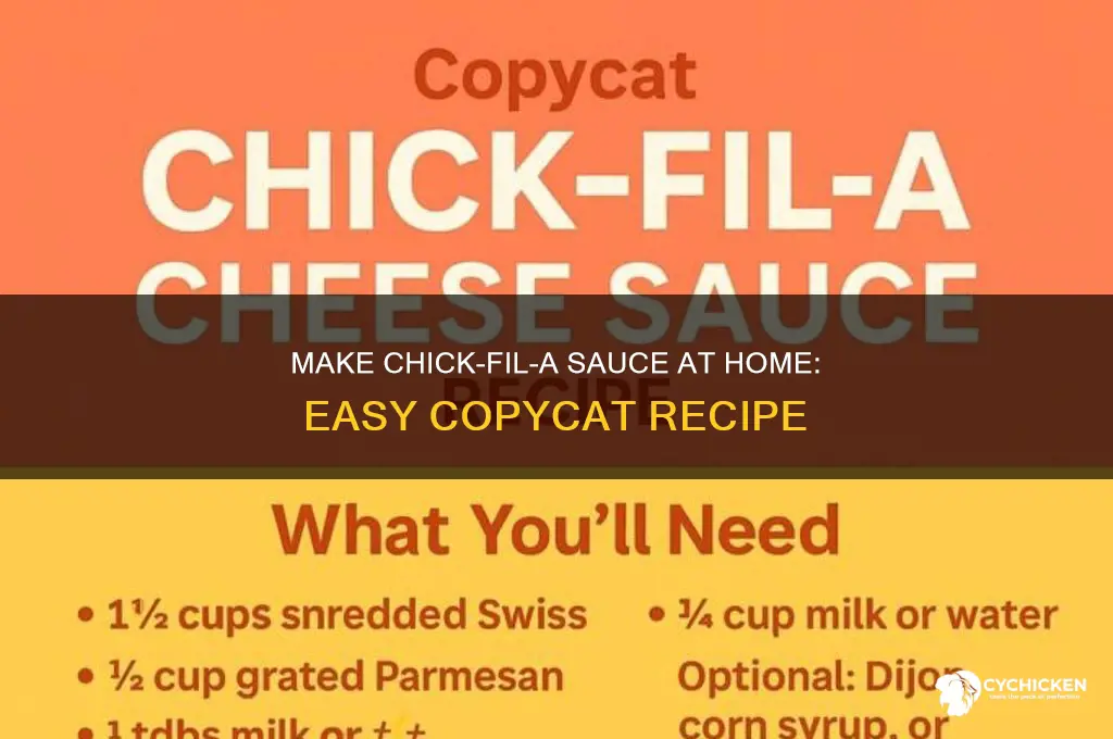 how to make copycat chick fil a sauce