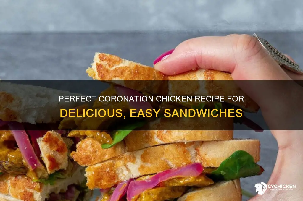 how to make coronation chicken for sandwiches