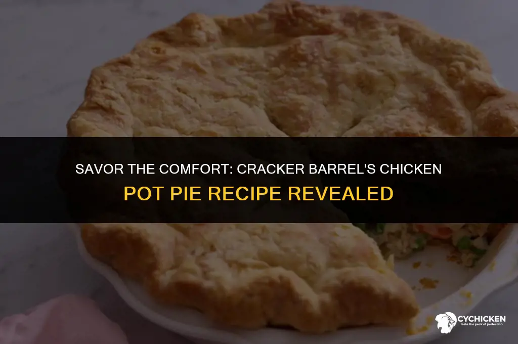 how to make cracker barrel chicken pot pie