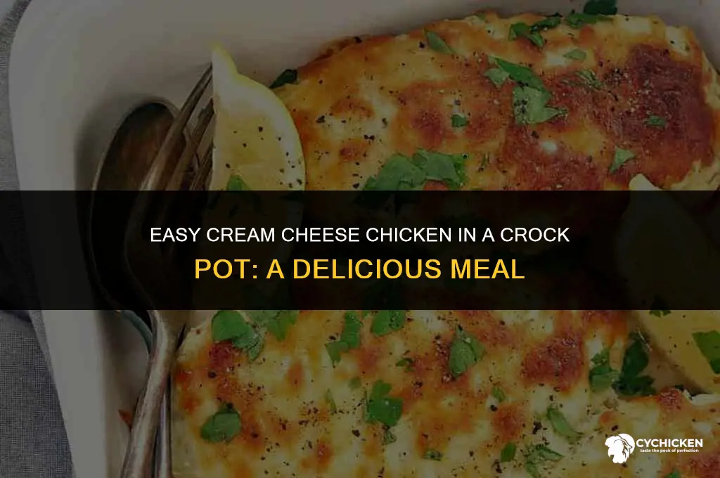 how to make cream cheese chicken in crock pot
