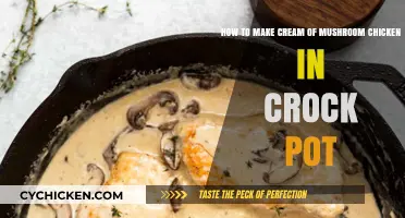 Easy Crockpot Cream of Mushroom Chicken: A Hearty Meal