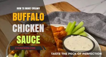 Creamy Buffalo Chicken Sauce: Easy Recipe for Spicy, Tangy Perfection