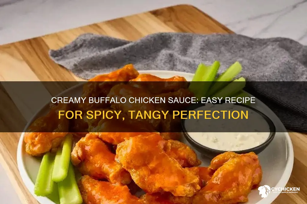 how to make creamy buffalo chicken sauce
