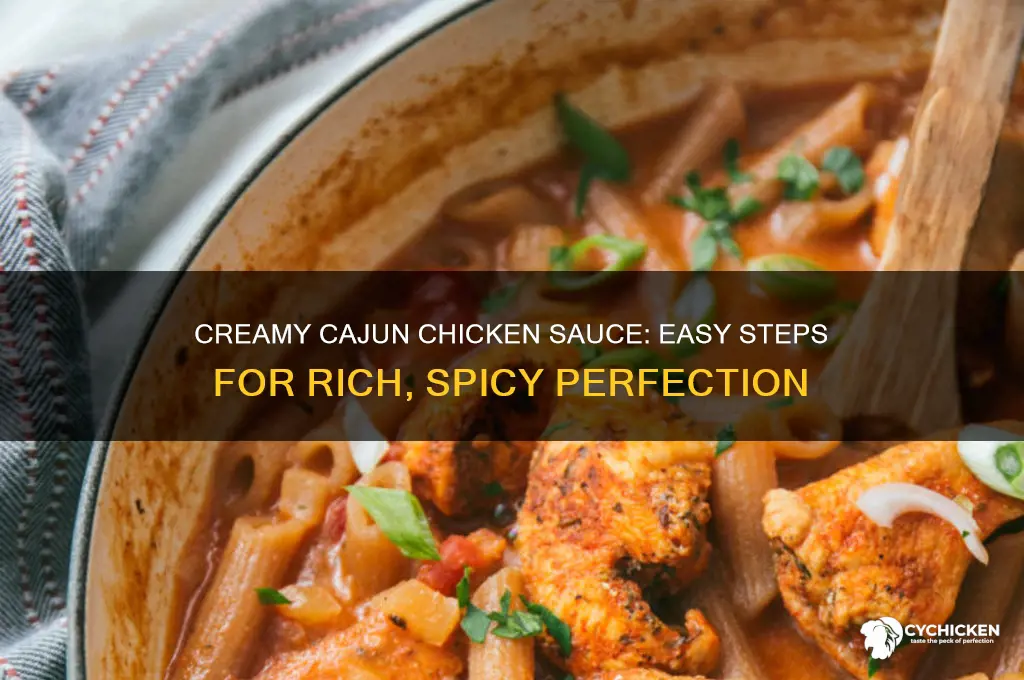 how to make creamy cajun chicken sauce