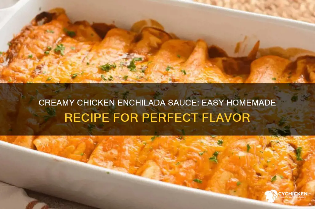 how to make creamy chicken enchilada sauce