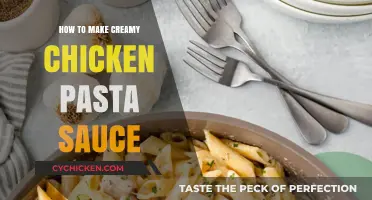 Creamy Chicken Pasta Sauce: Easy, Rich, and Irresistible Recipe Guide