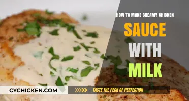 Easy Creamy Chicken Sauce Recipe: Milk-Based Perfection in Minutes