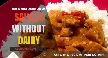Dairy-Free Creamy Chicken Sauce: Easy, Rich, and Delicious Recipes