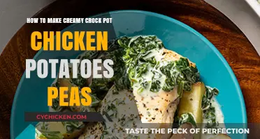 Creamy Crock Pot Chicken, Potatoes, and Peas: A Hearty Meal Made Easy