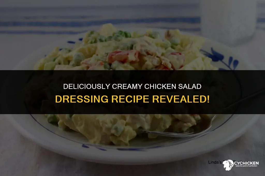 how to make creamy dressing for chicken salad