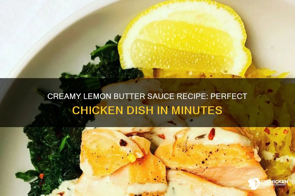 how to make creamy lemon butter sauce for chicken