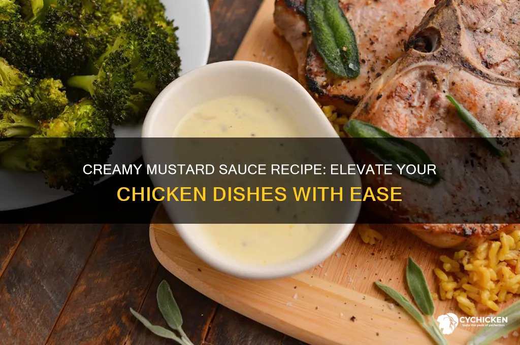 how to make creamy mustard sauce for chicken