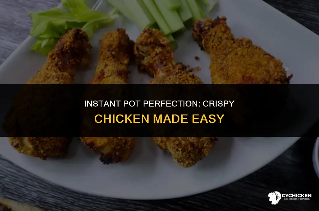 how to make crispy chicken in instant pot
