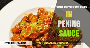 Crispy Shredded Chicken in Peking Sauce: Easy Recipe Guide