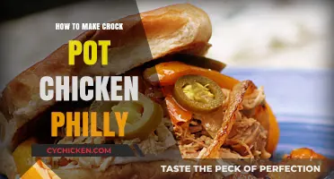 Delicious Crock Pot Chicken Philly: A Simple, Hearty Meal