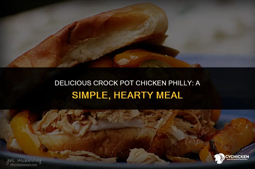 how to make crock pot chicken philly