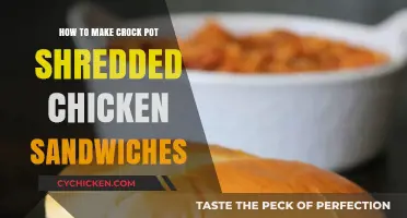 Delicious Crock Pot Shredded Chicken Sandwiches: A Simple Recipe