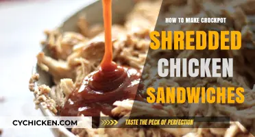 Easy Crockpot Shredded Chicken Sandwiches: Simple, Flavorful, and Perfect for Any Meal