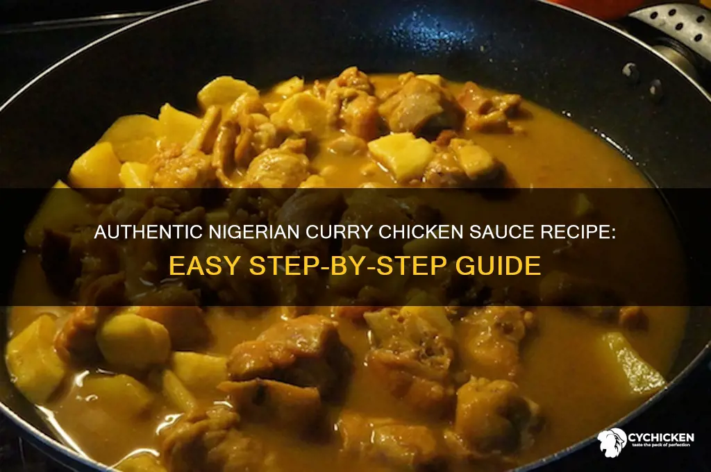 how to make curry chicken sauce in nigeria