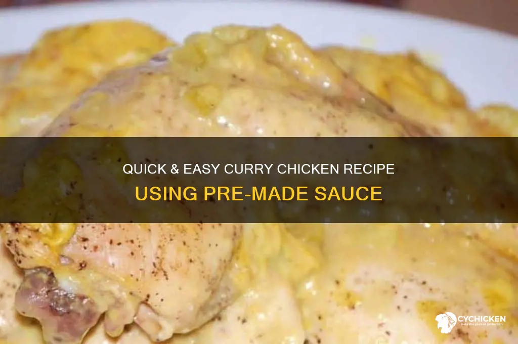 how to make curry chicken with pre made sauce