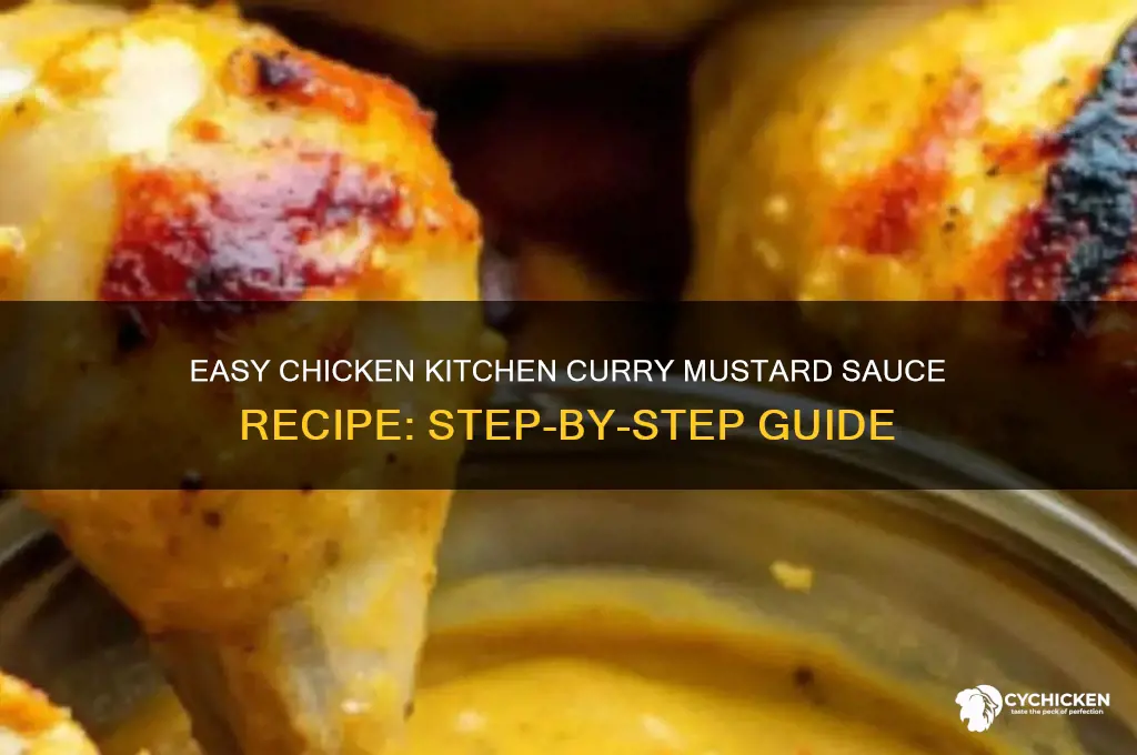 how to make curry mustard sauce from chicken kitchen