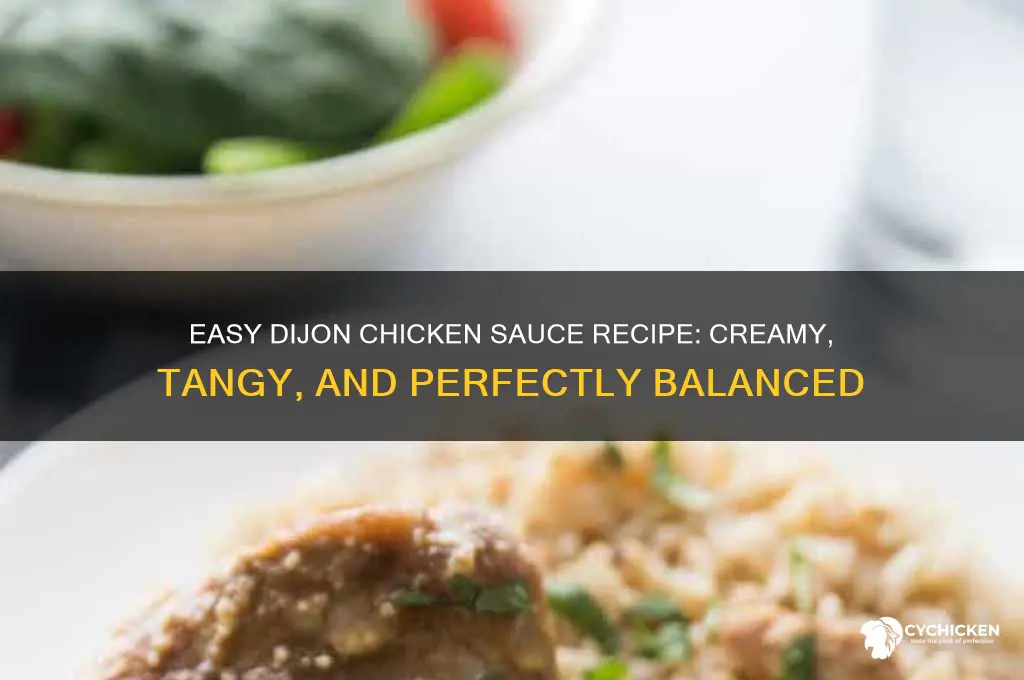 how to make dijon chicken sauce