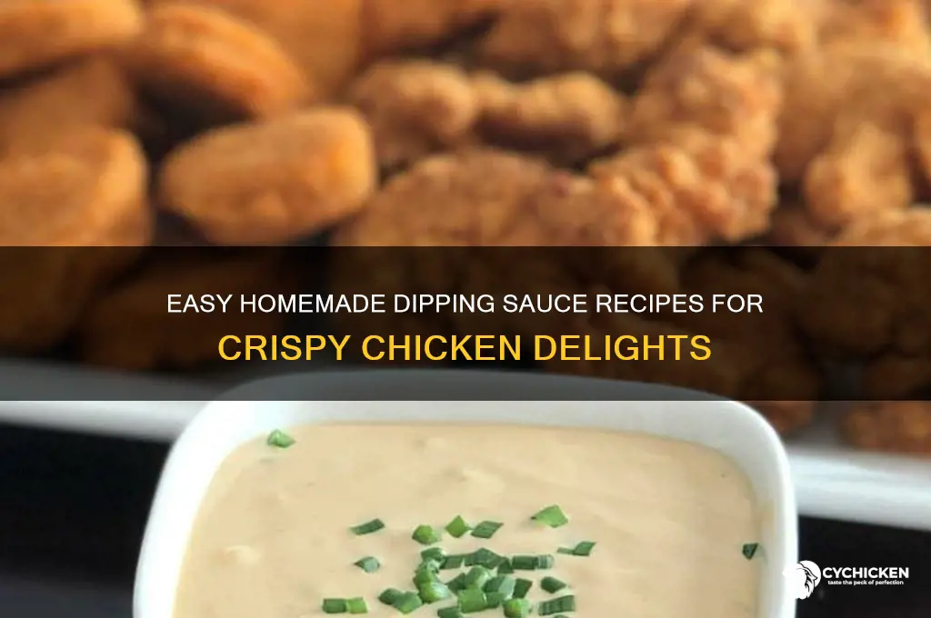 how to make dipping sauce for chicken