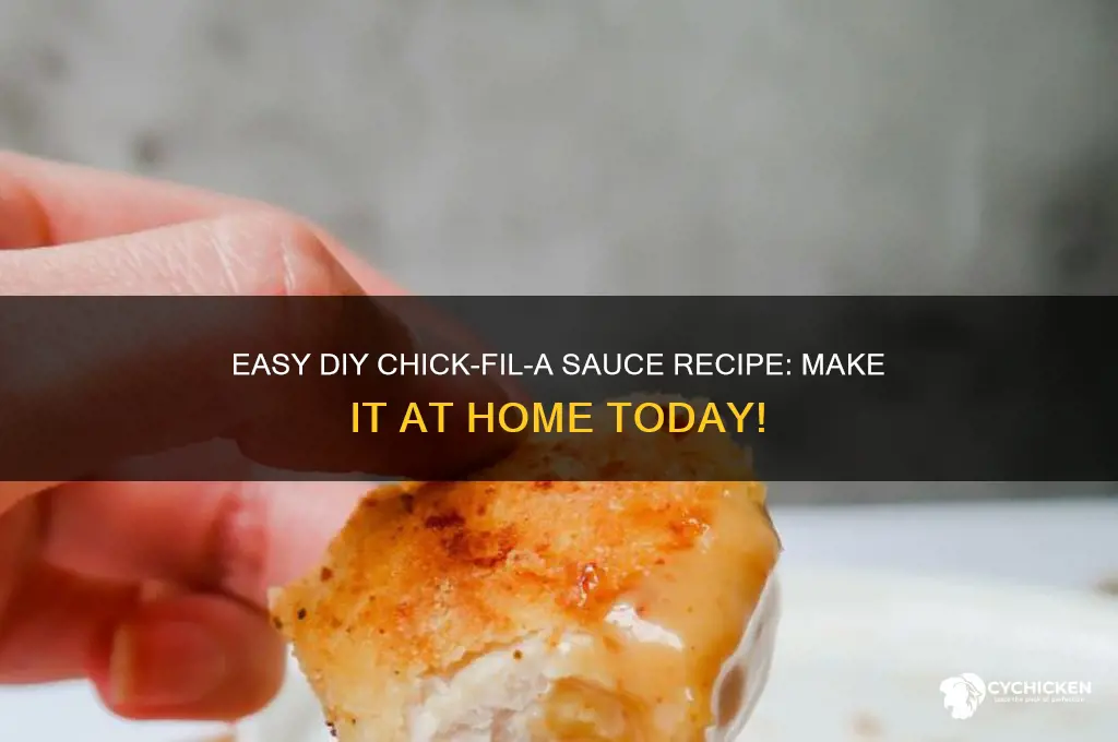 how to make diy chick fil a sauce