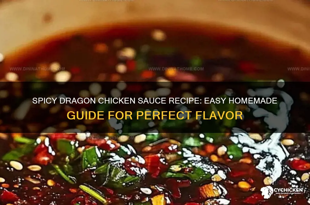 how to make dragon chicken sauce