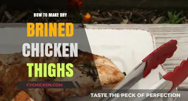 Perfectly Juicy Dry Brined Chicken Thighs: A Simple Recipe Guide