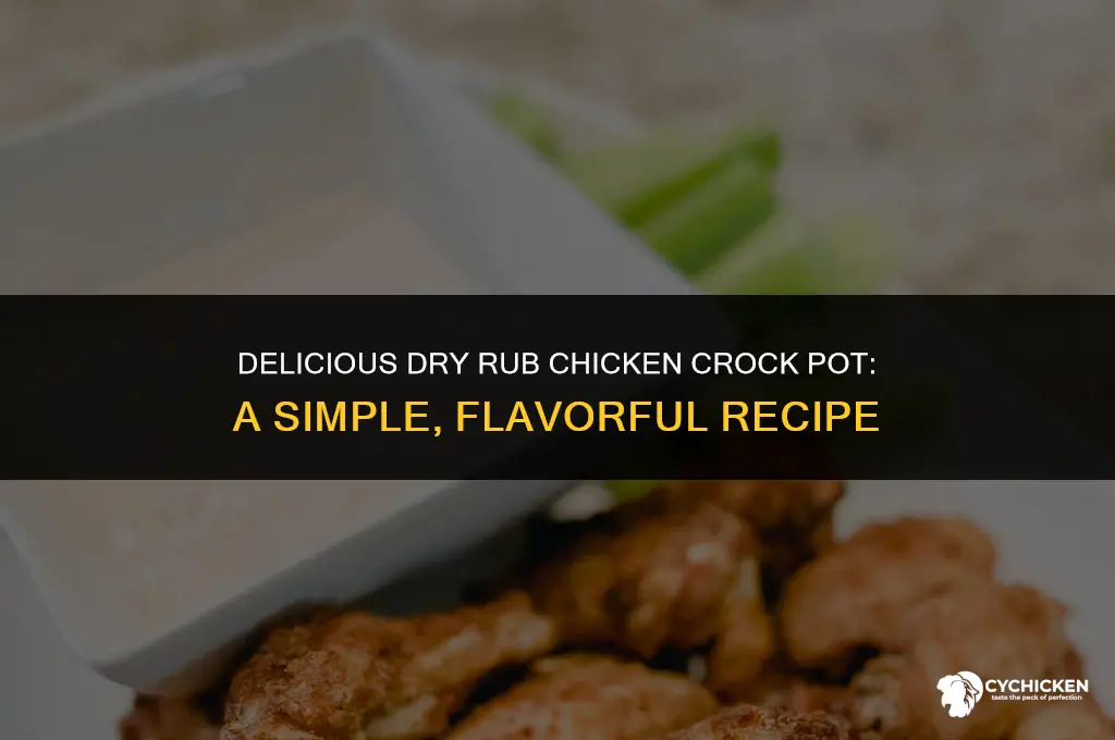 how to make dry rub chicken crock pot