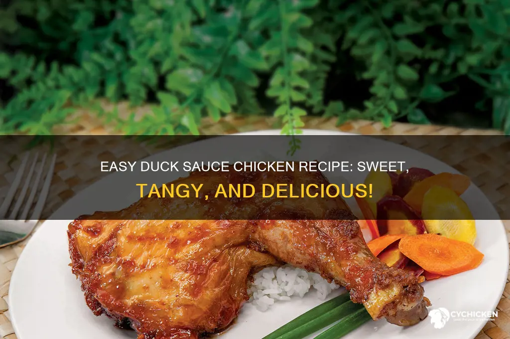 how to make duck sauce chicken
