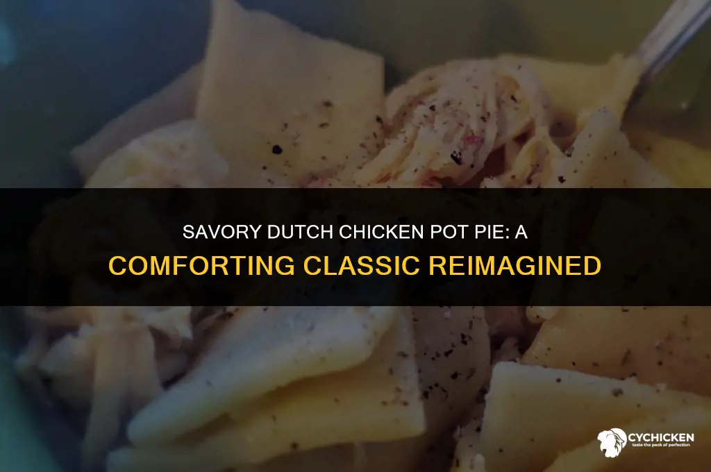 how to make dutch chicken pot pie
