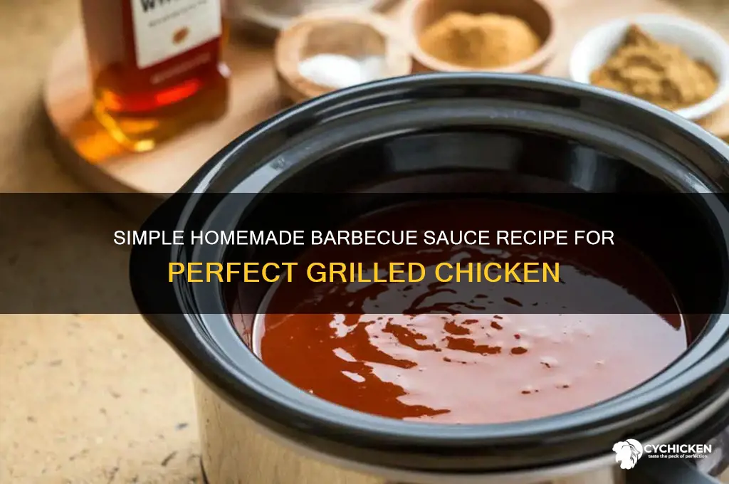 how to make easy barbecue sauce for chicken