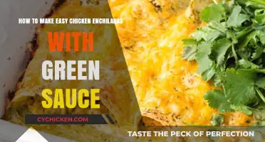 Quick Chicken Enchiladas with Green Sauce: Simple Recipe Guide